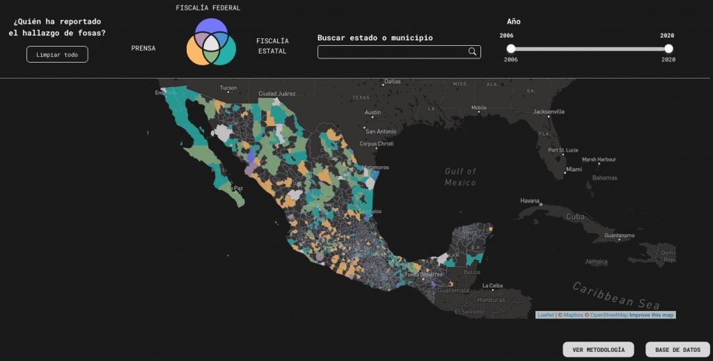 La Plataforma Ciudadana de Fosas Clandestinas cubre un vacío de información