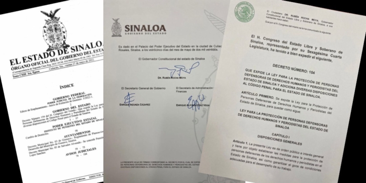 Por qué es importante la Ley de Protección a defensores y periodistas de Sinaloa
