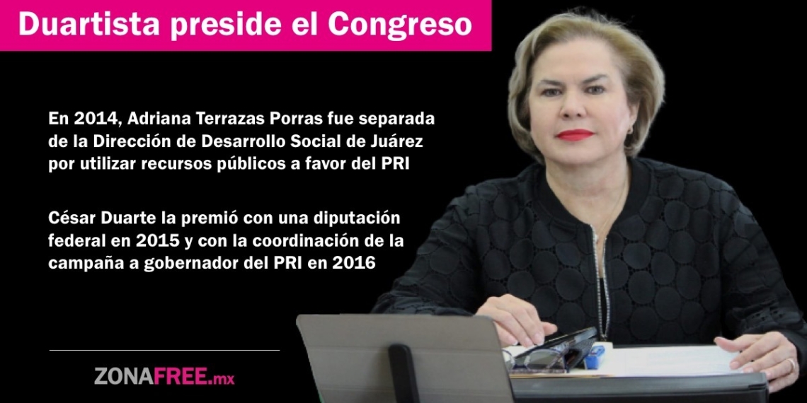 PAN y PRI colocan a duartista en la presidencia del Congreso de Chihuahua