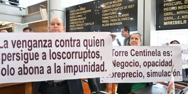 Diputados de Morena exhiben venganza política y corrupción en gobierno de Maru Campos