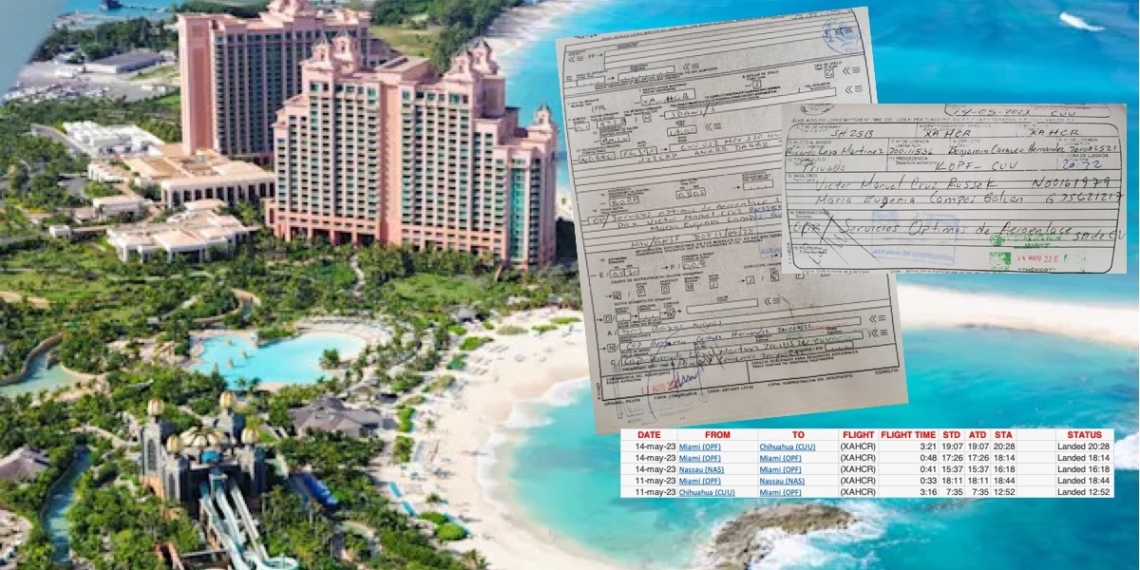 Exhiben viaje de Maru Campos a las Bahamas en días hábiles