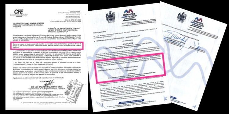 Nuevo Relleno Sanitario en Chihuahua pone en riesgo la Red Nacional de Transmisión de electricidad: CFE