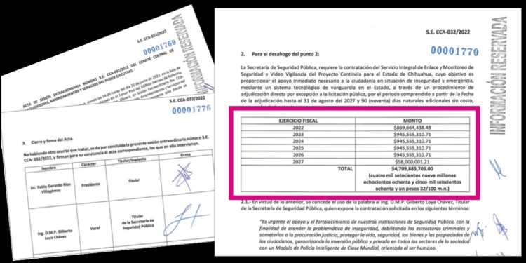 El gasto por la Plataforma Centinela crece a $4,710 millones