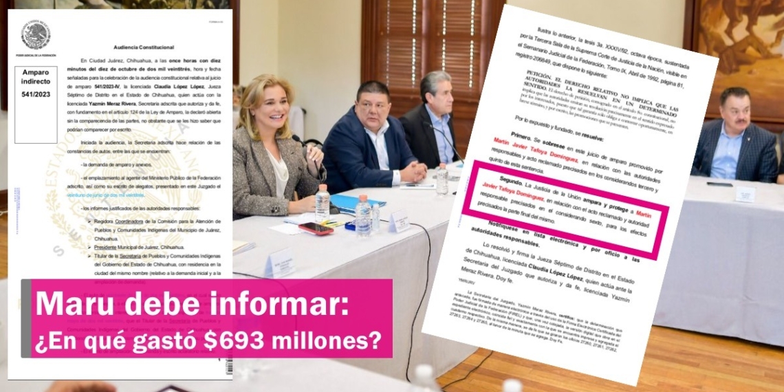 Otorgan amparo para que Maru transparente gasto de $693 millones destinados a pueblos indígenas