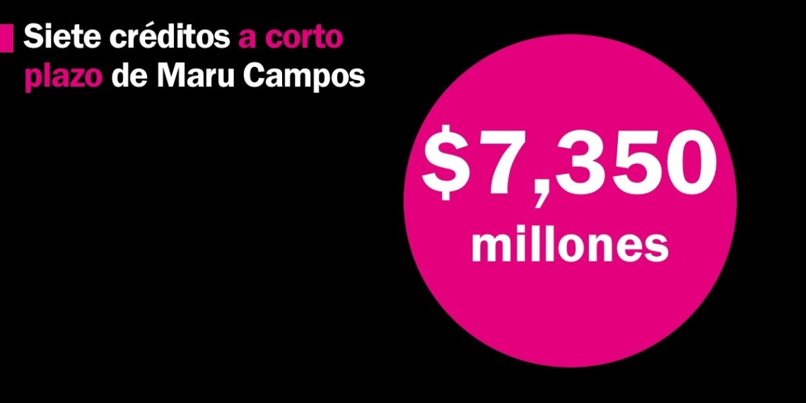 Otro tarjetazo de Maru: contrató nuevo crédito a corto plazo por $1,100 millones con tres bancos