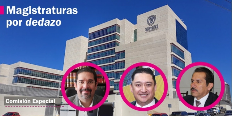 Maru Campos repite el esquema de simulación de César Duarte para designar siete magistraturas