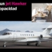 Maru Campos renta un jet Hawker 1000 en la opacidad para viajar por todo el país