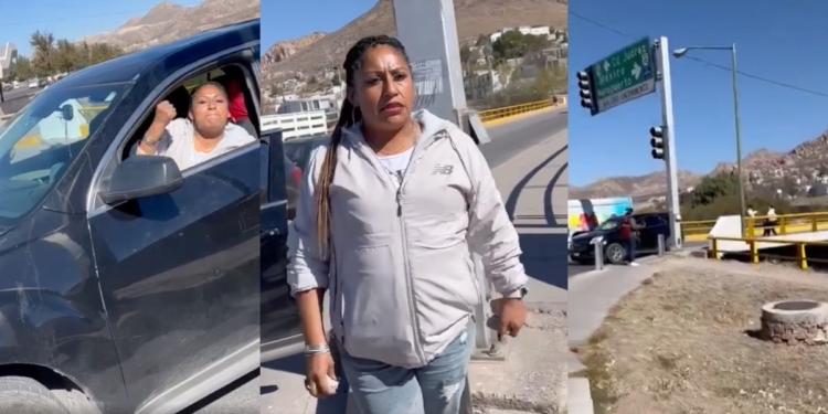“Aquí es mi colonia y no vas a entrar”. Lideresa del PAN agrede a brigadistas de Morena en Chihuahua