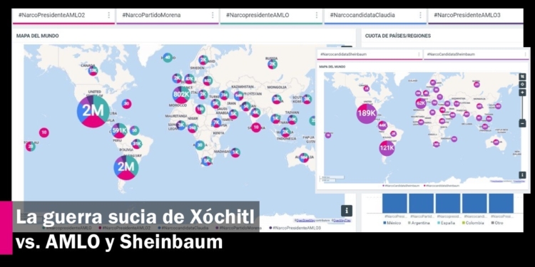 Así es la campaña de desinformación digital y guerra sucia de Xóchitl contra Claudia y AMLO