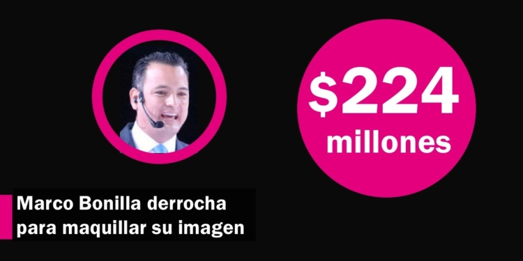 Marco Bonilla gastó $224 millones en medios para maquillar su imagen en Chihuahua