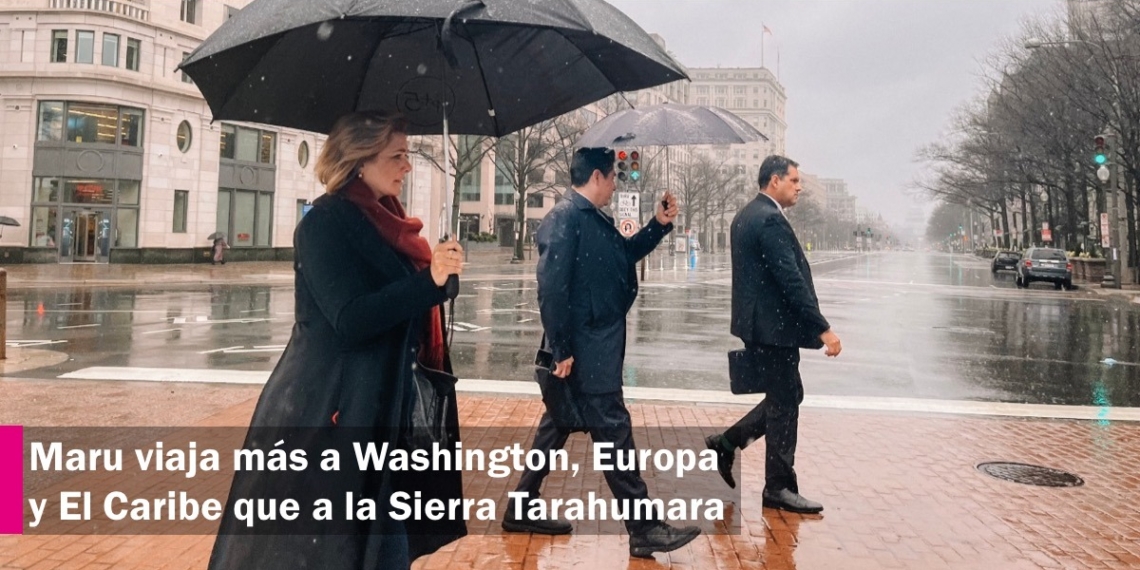 Maru Campos pasa más días en Europa y El Caribe que en la Sierra Tarahumara