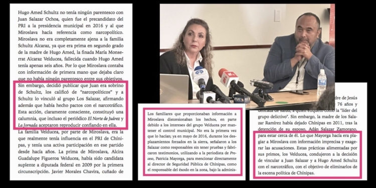 Ofensiva mediática para impulsar un libro que enloda a Miroslava Breach y difama a Javier Corral