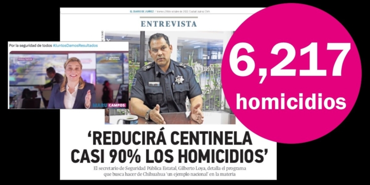 Nuevas masacres en Chihuahua y Juárez exhiben el fraude de la Plataforma Centinela