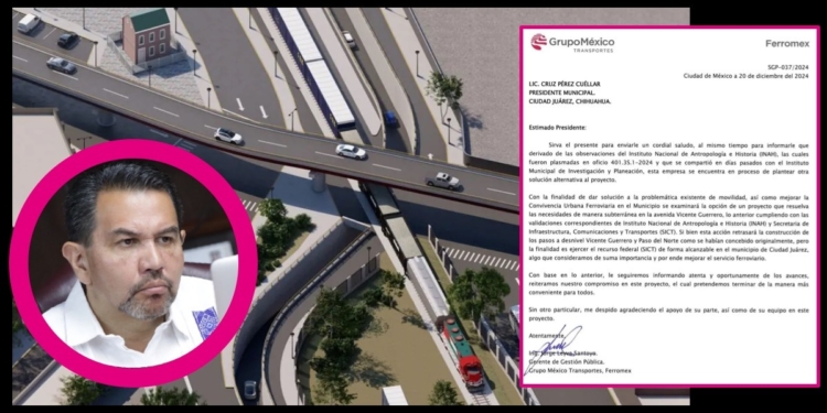 Gobierno federal da revés a Pérez Cuéllar por puente de Ferromex