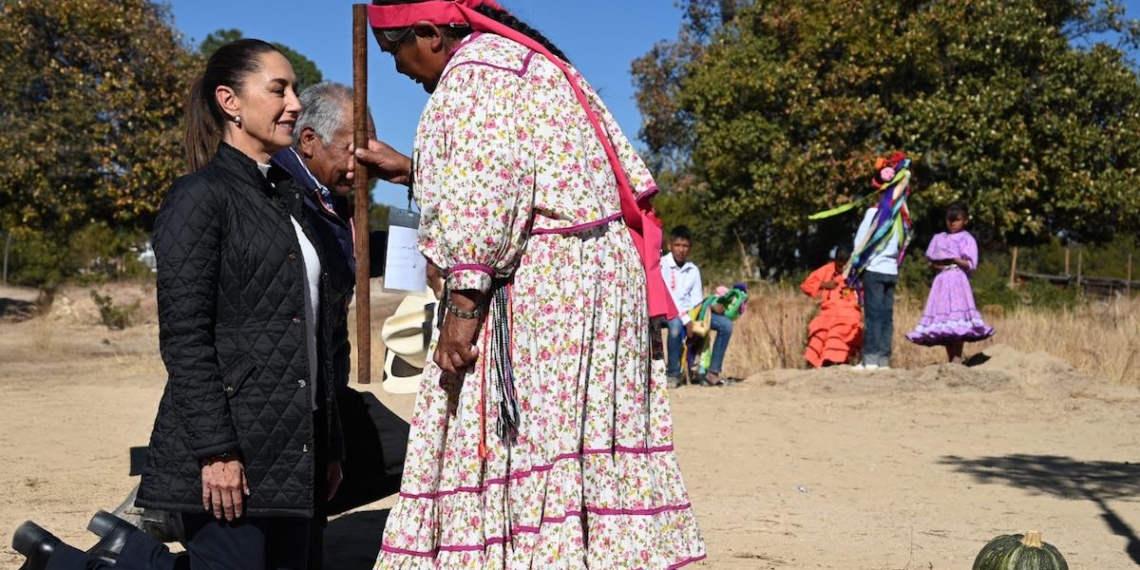 La presidenta Claudia Sheinbaum hace justicia a comunidades ralámuli de la Sierra Tarahumara