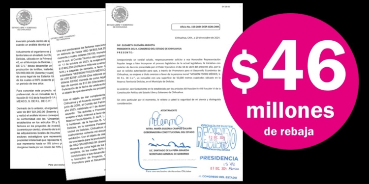 Otro “favor” de Maru: venderá 5 hectáreas al 25% de su valor comercial a Grupo Maseca