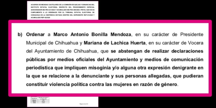 Dictan medidas cautelares contra Marco Bonilla por violencia política de género en perjuicio de la diputada Brenda Ríos