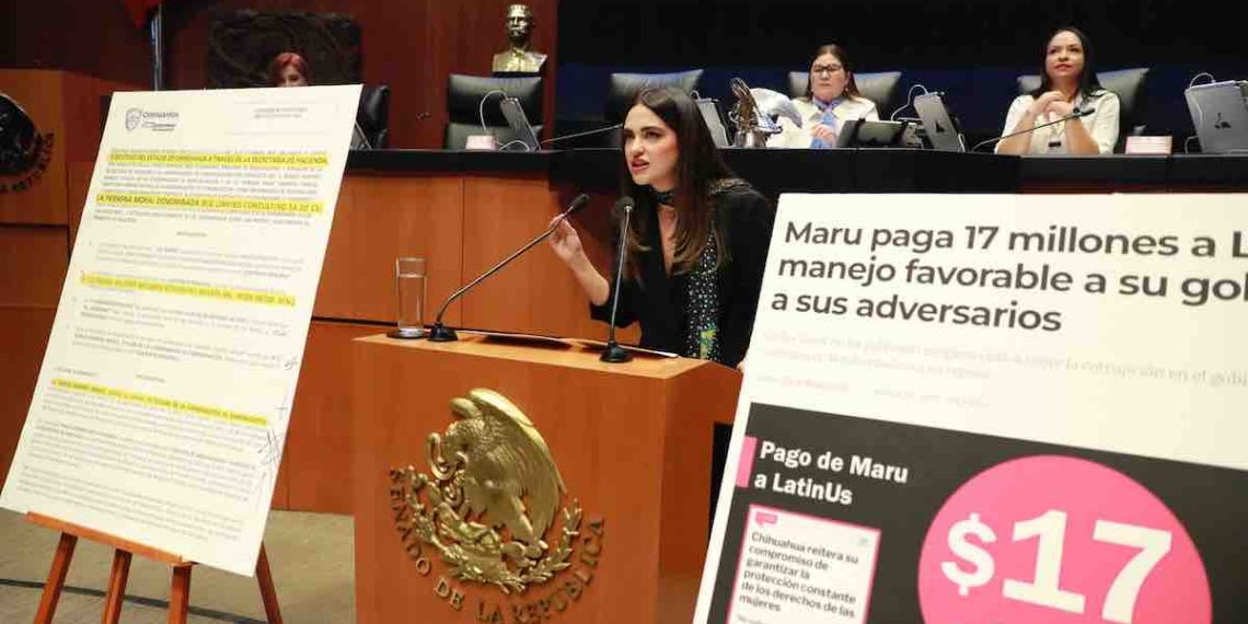 En el Senado, Andrea Chávez exhorta a Maru Campos a suscribir convenios de IMSS-Bienestar