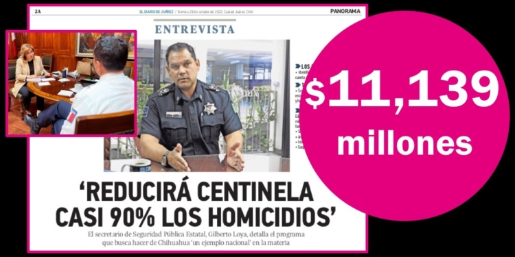 Maru Campos convirtió la inseguridad pública en un negocio de $11 mil millones