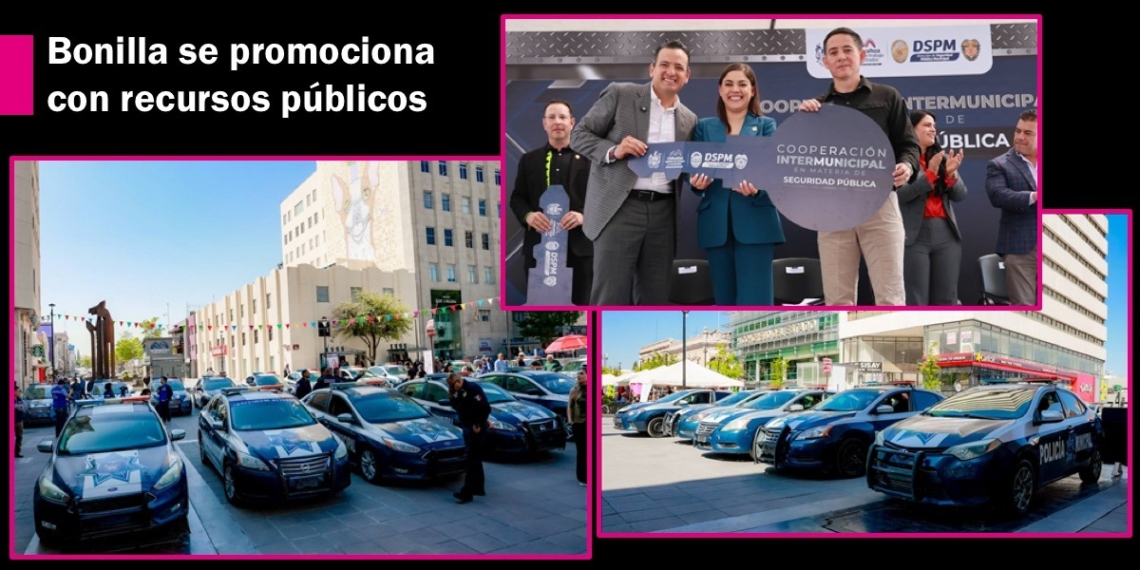 Marco Bonilla “dona” 70 patrullas a municipios para promocionarse como candidato del PAN