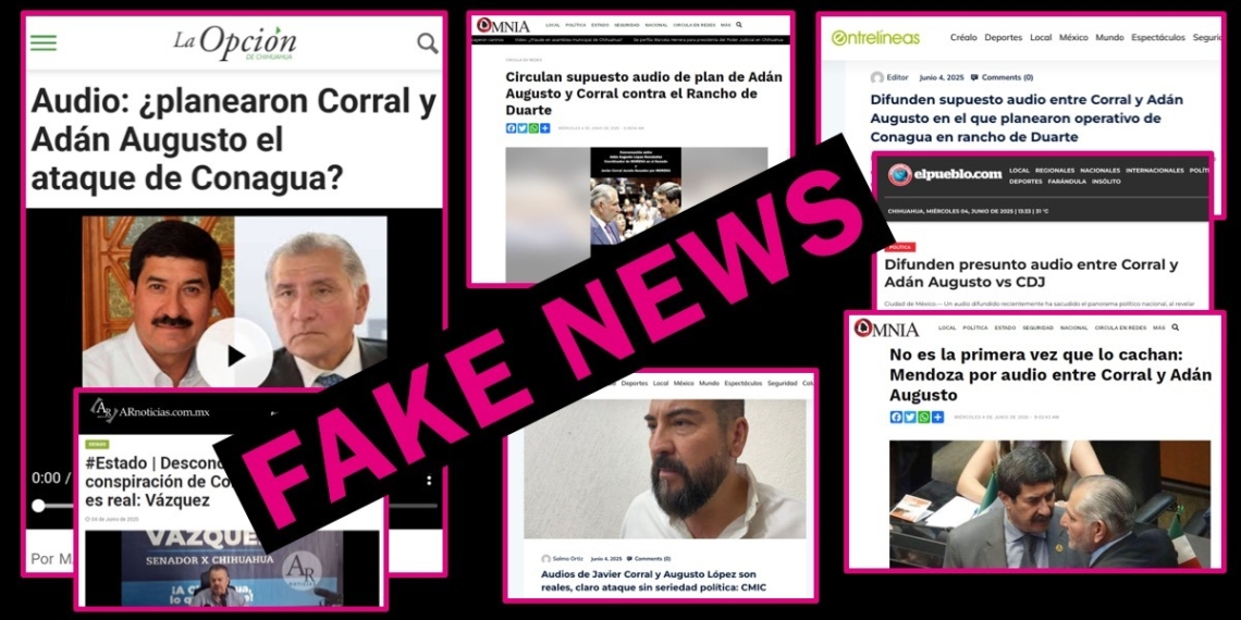 Medios pagados por Maru Campos difunden fake news para defender robo de agua por César Duarte