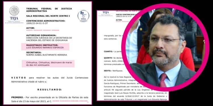 Magistrado federal que favoreció a César Duarte fue premiado por Maru Campos