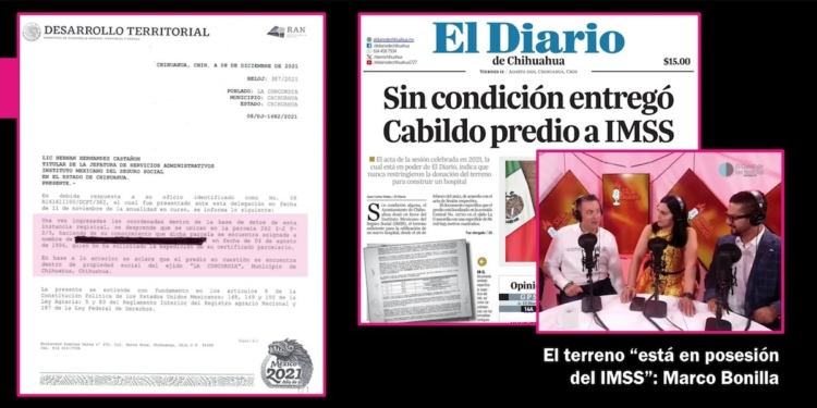 IMSS exhibe mentira de Bonilla: terreno “donado” por el Municipio para hospital tiene dueño