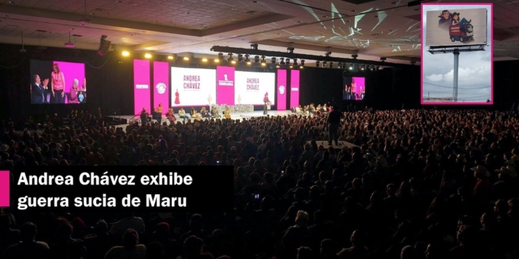 Maru Campos derrocha 5 millones del presupuesto en espectaculares contra Andrea Chávez