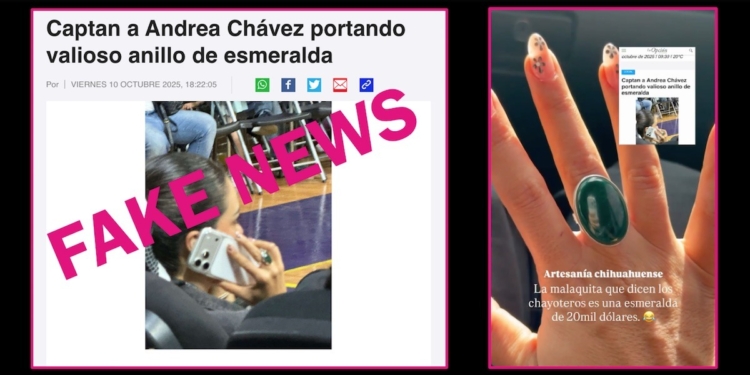 Andrea Chávez exhibe Fake News en su contra pagada por el Gobierno de Chihuahua