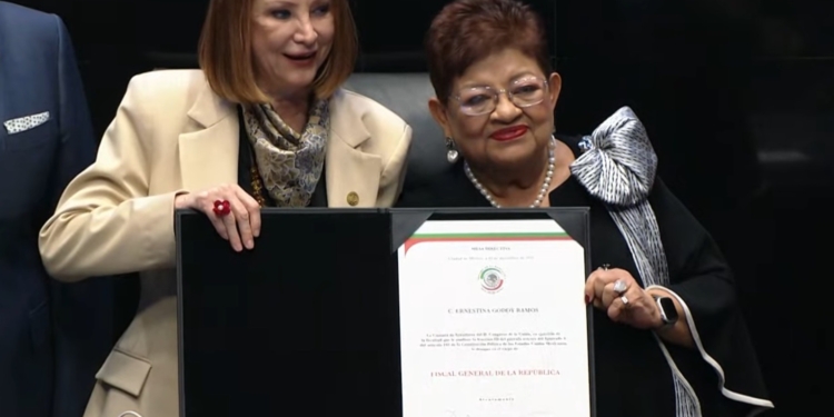 El Senado elige a Ernestina Godoy Ramos como titular de la Fiscalía General de la República