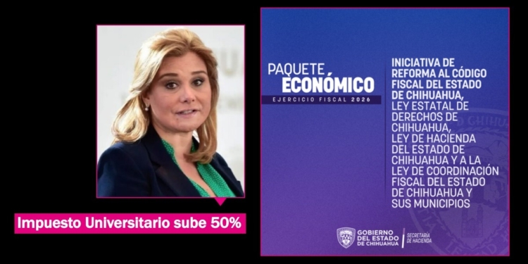Maru Campos aumentará 50% el Impuesto Universitario