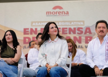 Legisladores de la 4T toman Ciudad Juárez en defensa del Plan B de Sheinbaum