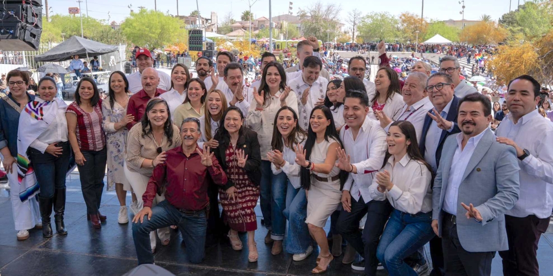 Legisladores de la 4T toman Ciudad Juárez en defensa del Plan B de Sheinbaum