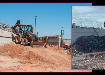 Empresa que construye mal una obra en Los Nogales también colocó pavimento inservible en NCG