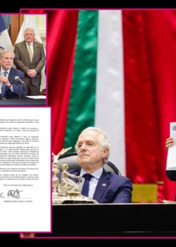 Hace tres años, Andrea Chávez denunció el entreguismo de Maru Campos a Texas