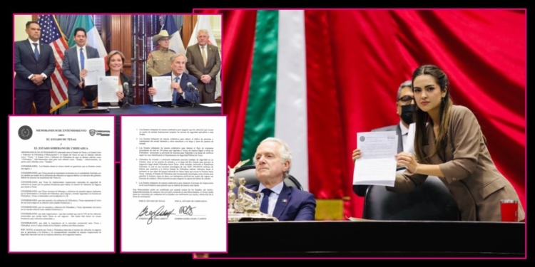 Hace tres años, Andrea Chávez denunció el entreguismo de Maru Campos a Texas