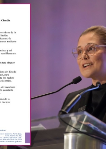 Maru Campos calla sobre la operación de agentes de la CIA en Chihuahua