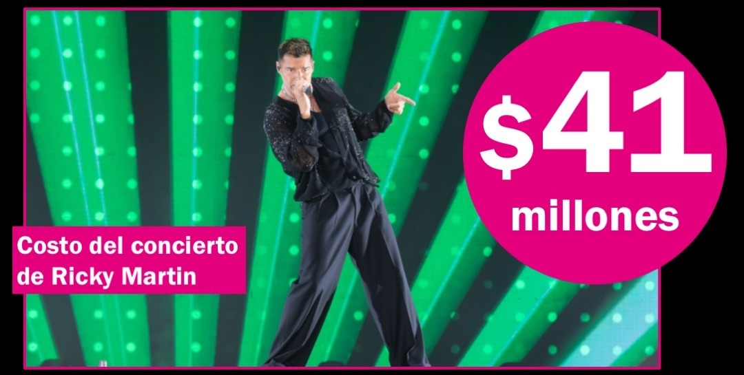 Concierto de Ricky Martin costó más de $41 millones