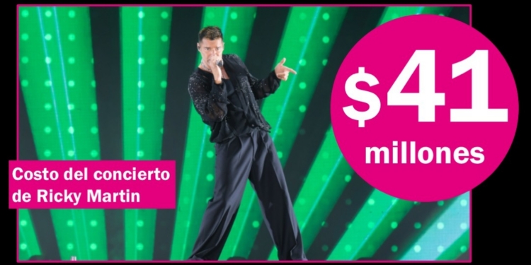 Concierto de Ricky Martin costó más de $41 millones