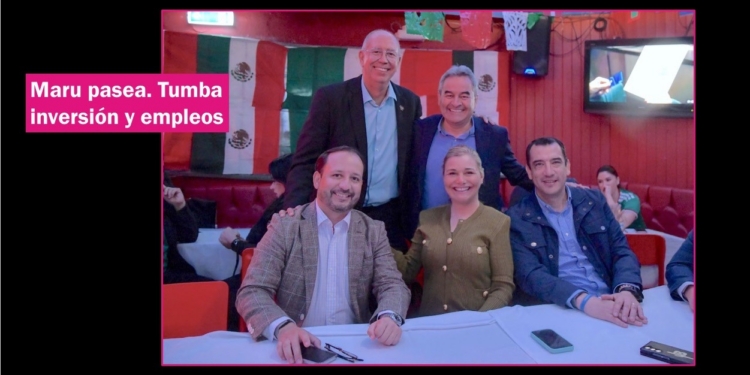 Maru Campos pasea por segunda ocasión en Londres con el pretexto de atraer inversiones
