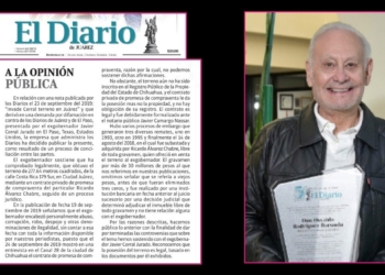 El Diario admite que difamó a Javier Corral durante 7 años con el tema de un terreno