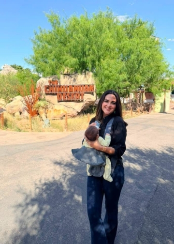 Andrea Chávez envía un mensaje entrañable desde el zoológico de El Paso, Texas