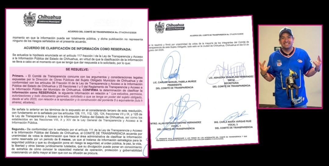 Marco Bonilla clasifica como información reservada el proyecto del bulevard “Luis H. Álvarez” (Poniente 5)
