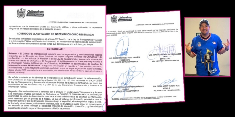 Marco Bonilla clasifica como información reservada el proyecto del bulevard “Luis H. Álvarez” (Poniente 5)
