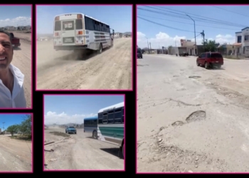 Miguel Riggs exhibe el abandono de las calles del oriente de Chihuahua por Marco Bonilla