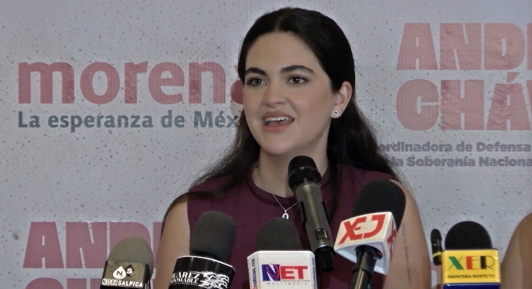 “Aquí está un proyecto de vida honesto, sin reclamos de corrupción”: Andrea Chávez