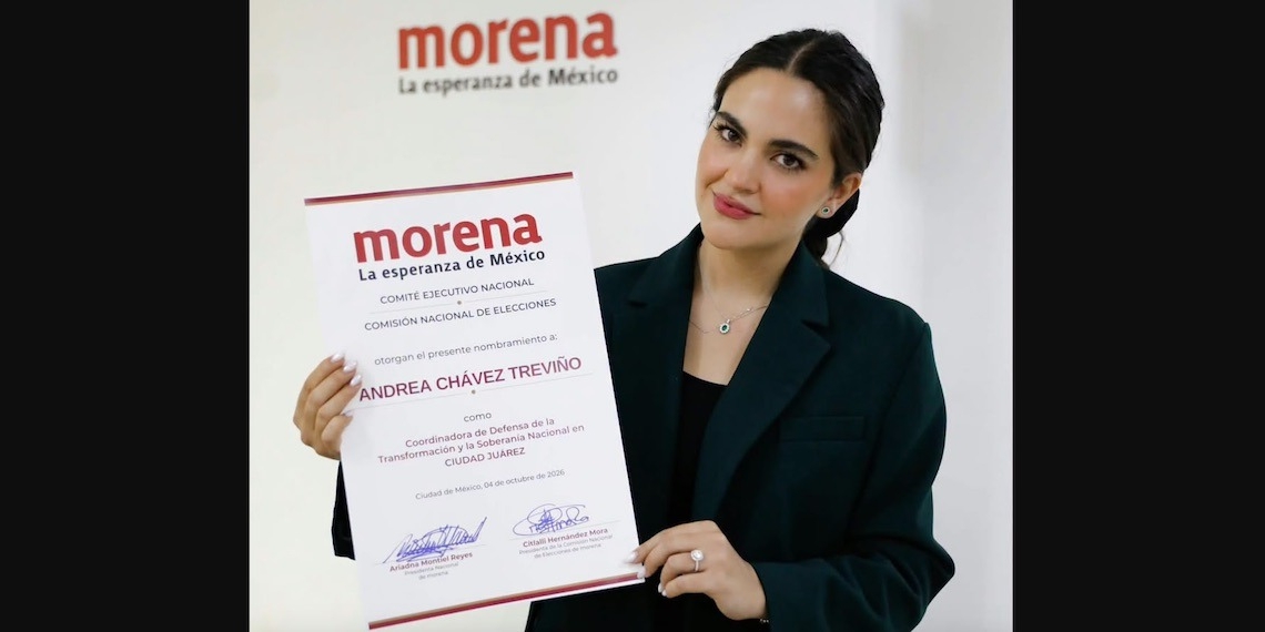 Andrea Chávez va por la alcaldía de Ciudad Juárez