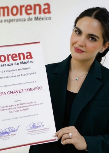 Andrea Chávez va por la alcaldía de Ciudad Juárez