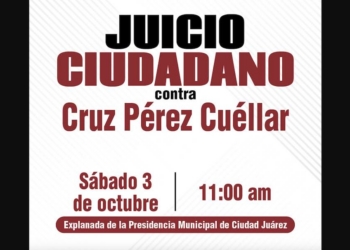Convocan a Juicio Ciudadano para exponer denuncias contra Cruz Pérez Cuéllar